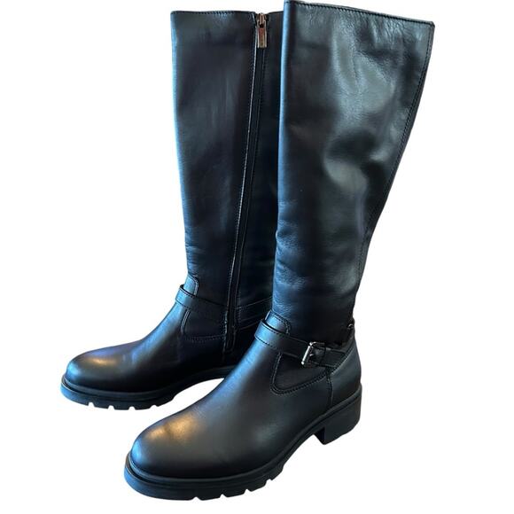 La Canadienne Sonnie Buckled Riding Boots Waterproof Leather City Dry NEW 7 - Picture 6 of 11